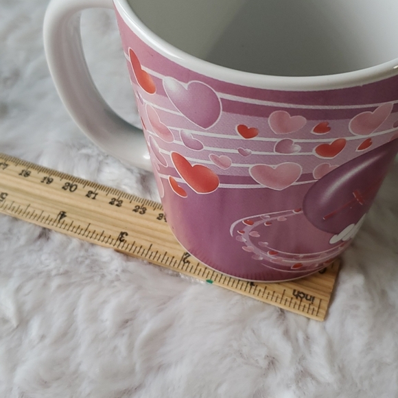 M & M GALERIE Red candy character mug heart graphics Birthday Anniversary Love - Picture 2 of 6